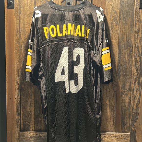 Steelers Polamalu short-sleeve on field Jersey - Picture 7 of 8